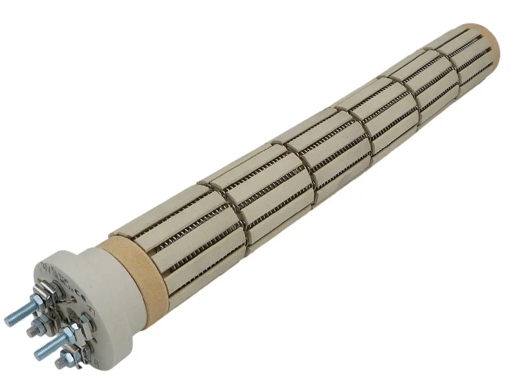 Topné těleso keramické 2000W/230V+150W/24V d=48mm