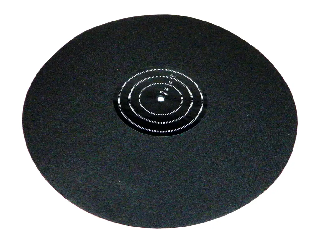 filcová podložka pod gramofonovou desku Slipmat Strobo