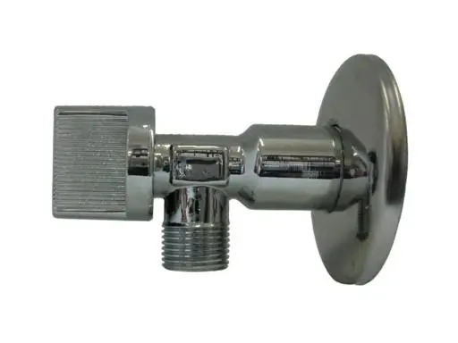 1470 Ventil kulový rohový 1/2"x1/2" s růžicí
