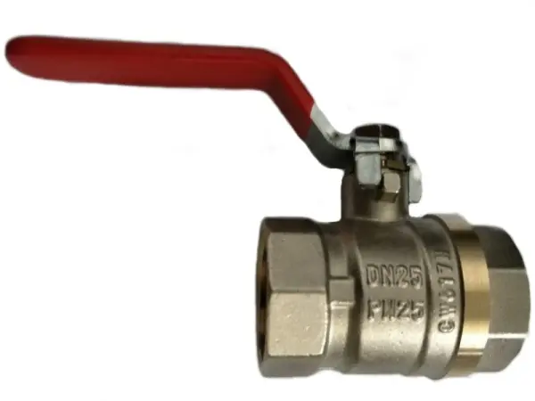 Kulový kohout s pákou 3/8" FF s ucpávkou PN 25