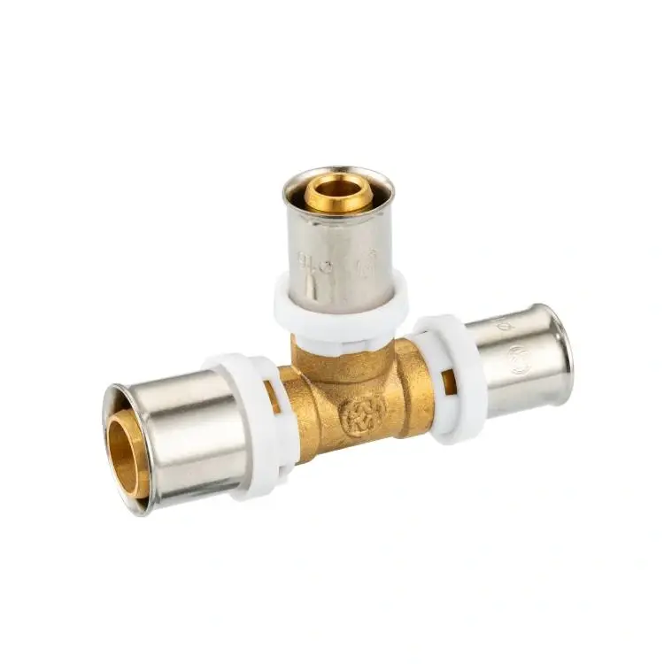 PEXAL T-kus redukovaný 20 x 16 x 20 mm - Lisovací tvarovka (TH)