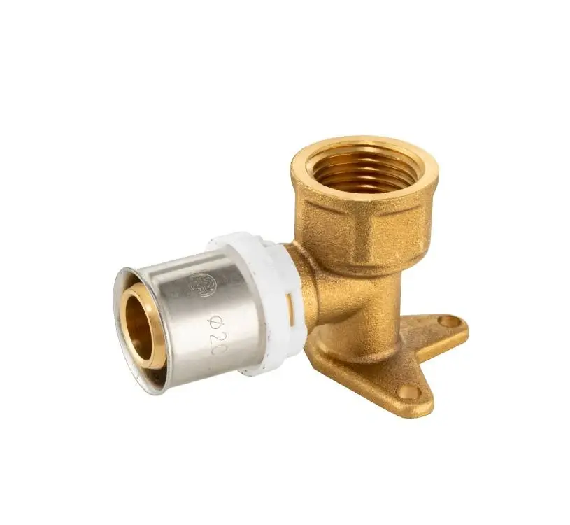 PEXAL nástěnné koleno s vnitřním závitem 16 x 1/2" - Lisovací tvarovka (TH)