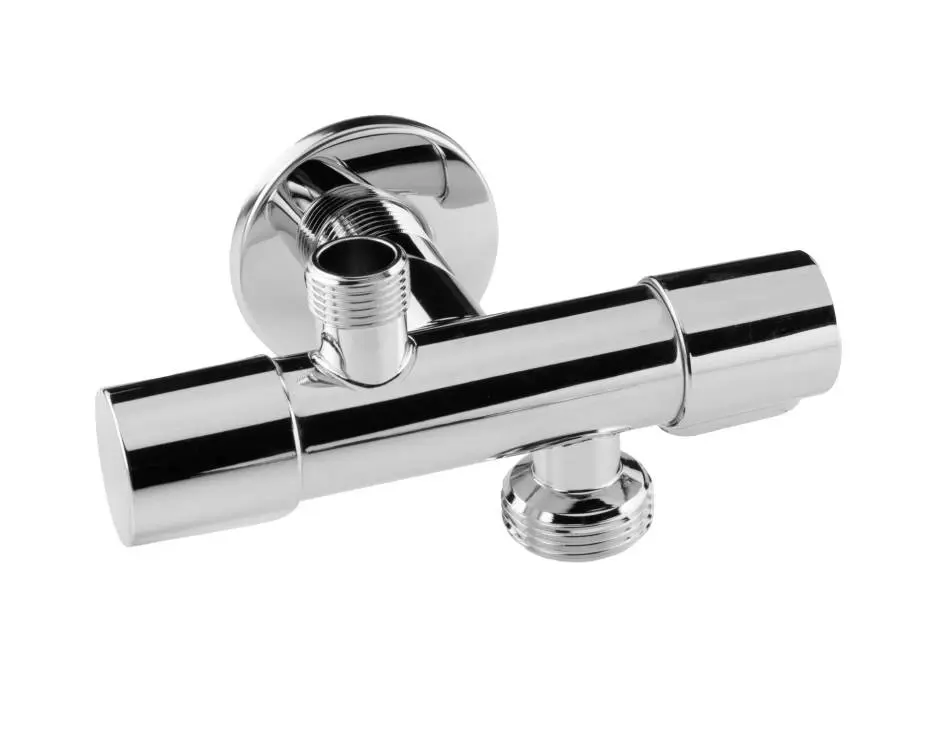Kombi rohový ventil s keramickým vrškem 1/2" x 3/8" x 3/4"