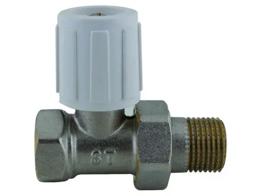 407D Radiátorový ventil přímý, jednoregulační 1/2"