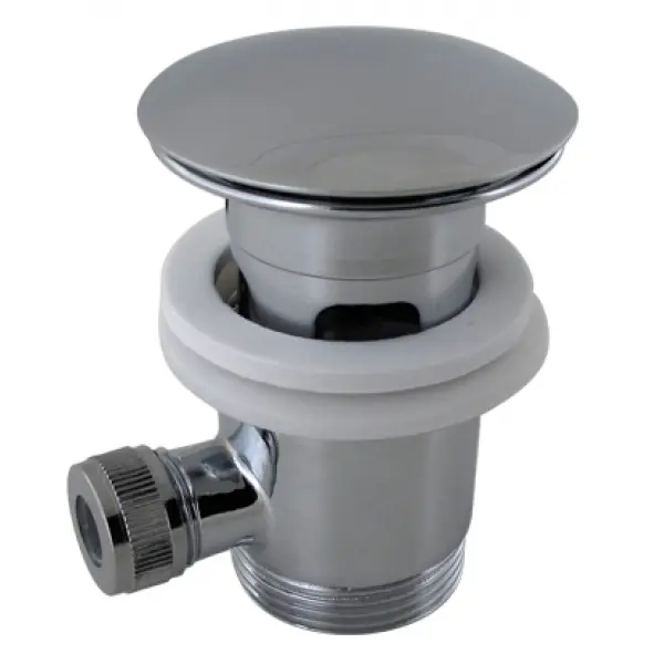 Umyvadlová výpusť s táhlem 5/4", velká zátka, CHROM