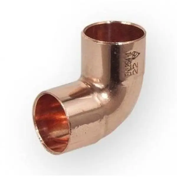 CU 5090 18 měděné koleno 90° A x A