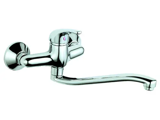 Dřezová nástěnná baterie s ramínkem "RS" 22 cm, rozteč 100 mm