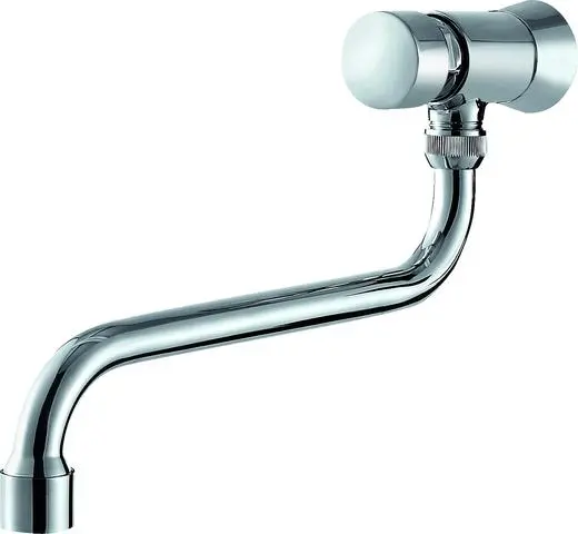 TR 15 - Výtokový ventil nástěnný s ramínkem "S" 20 cm, ø 16 mm