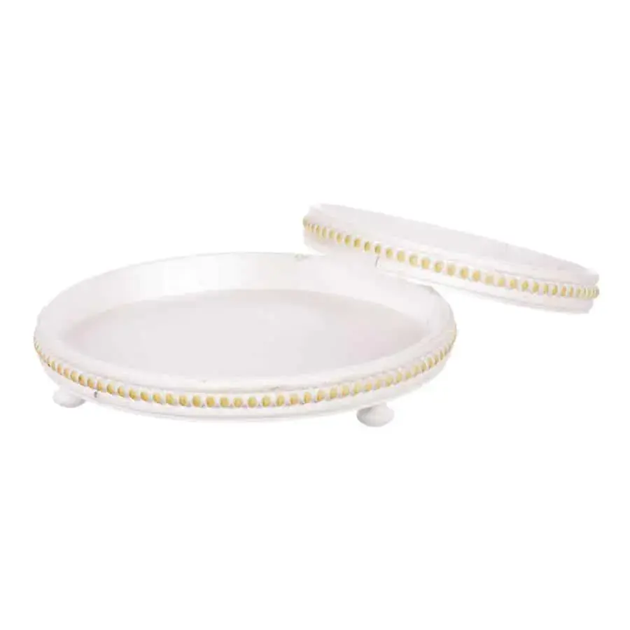 Autronic Tác dřevěný LD-0351 WH - sada 2ks