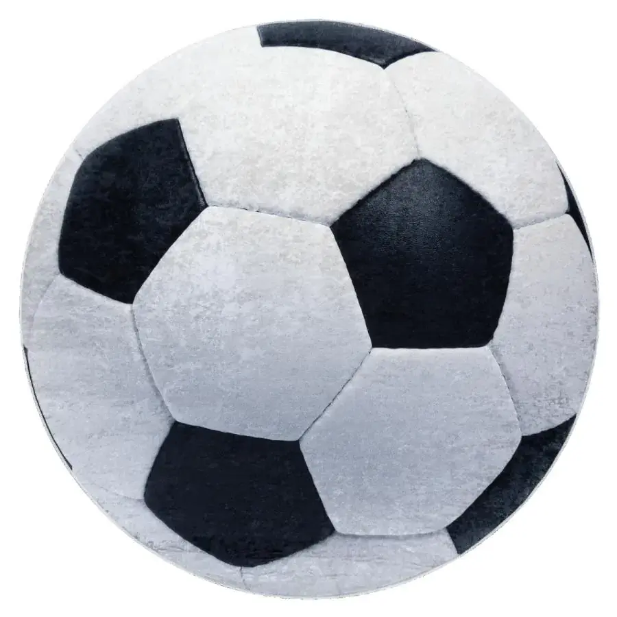 Dywany Łuszczów Dětský kusový koberec Bambino 2139 Football 100x100 (průměr) kruh