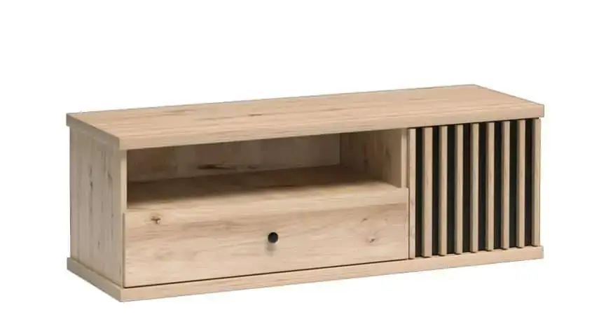 Casarredo Televizní stolek 1D1S BARBUS dub artisan/černá