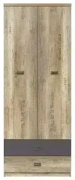 BRW Skříň Malcolm SZF2D2S