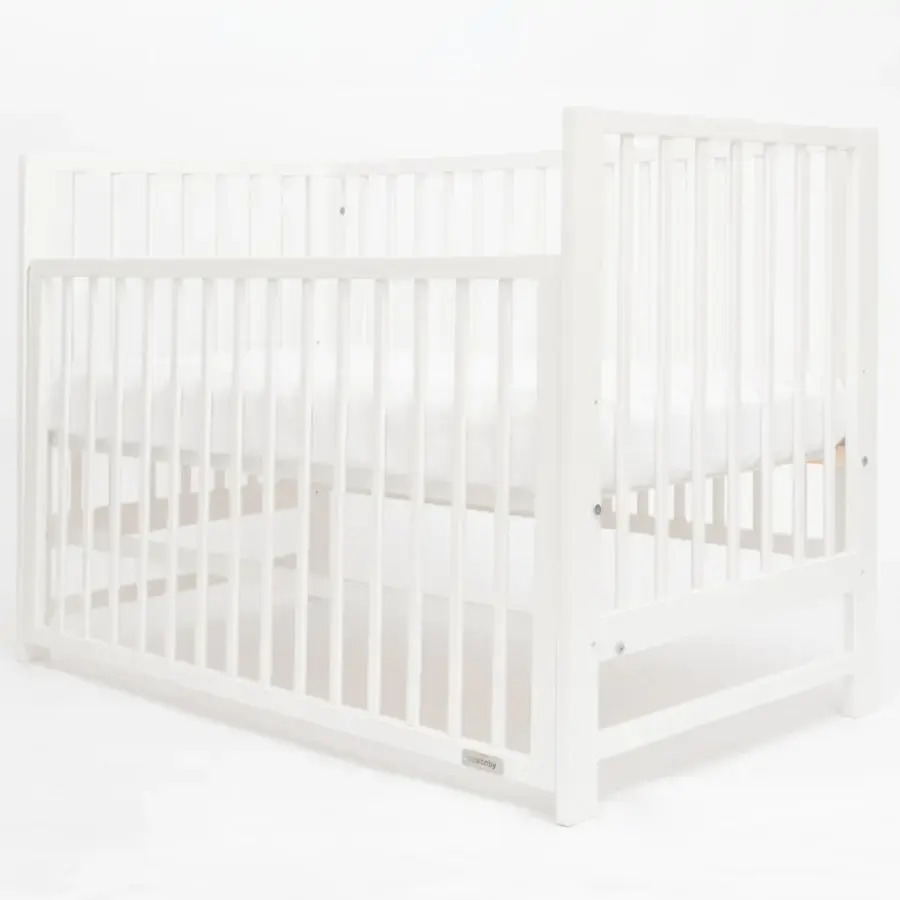 NEW BABY Dětská postýlka New Baby BASIC se stahovací bočnicí bílá