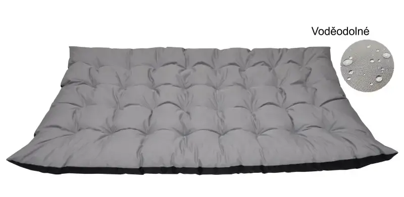 Axin Trading Matrace zahradní MAXI 180x115 cm - šedá 336 voděodolná