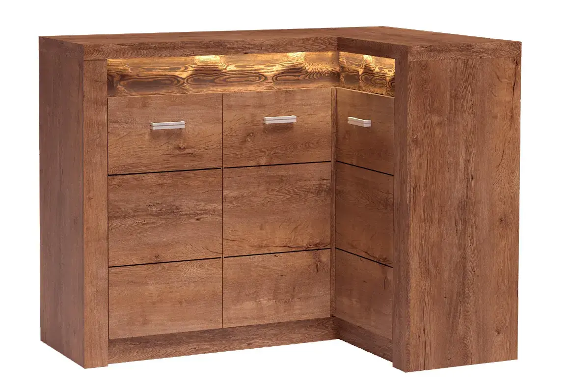 Casarredo Rohová komoda pravá INDIANAPOLIS I-15 jasan světlý
