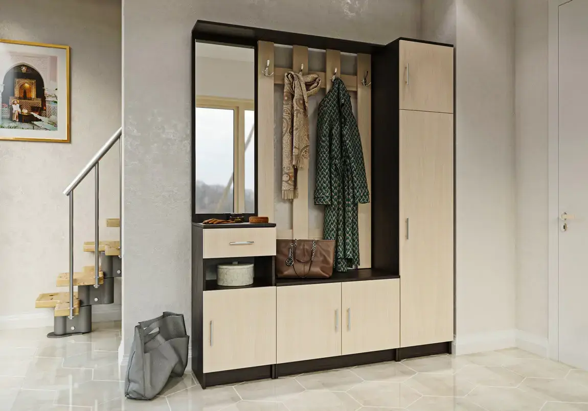 Casarredo Předsíňová stěna SARAH SET2 wenge/dub mléčný