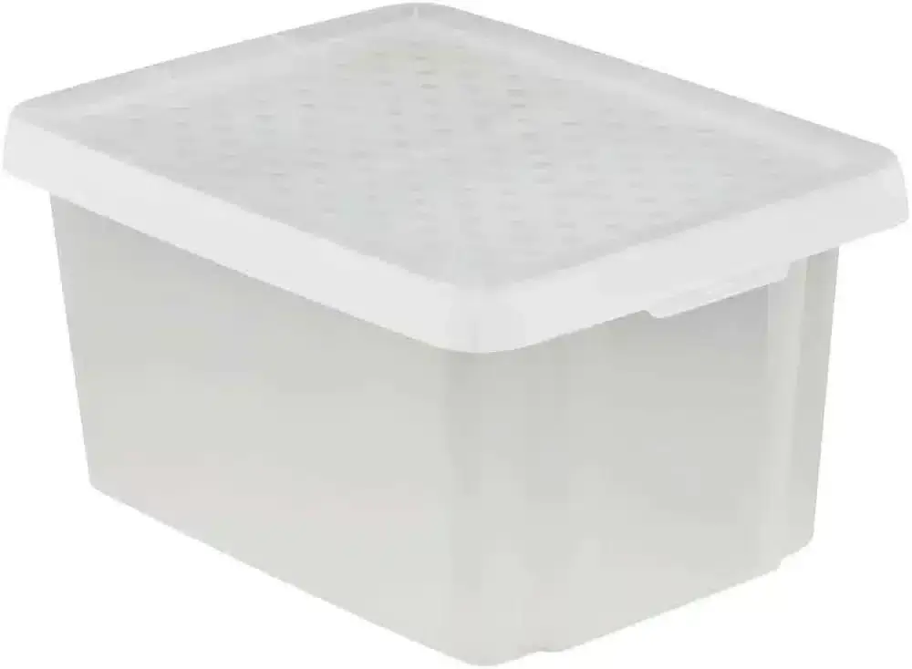 CURVER Úložný box ESSENTIALS 16L s víkem | transparentní