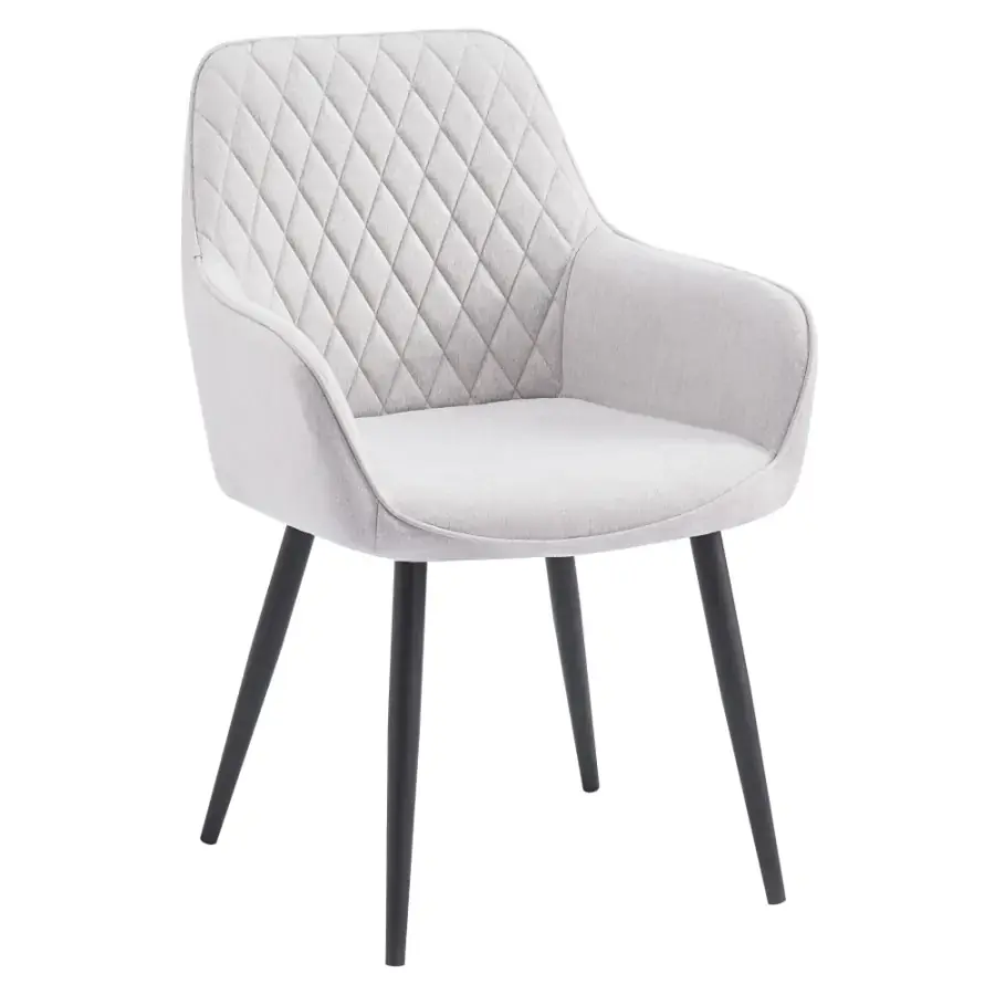 Tempo Kondela Designové křeslo OSKOR, světle šedá