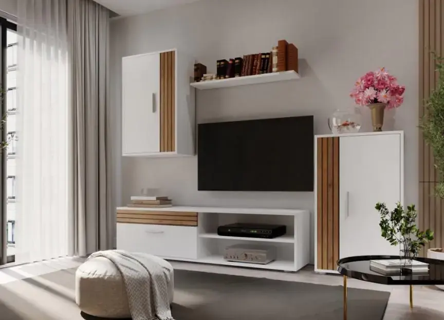Casarredo Obývací sestava HYDRA barva bílá/tablilla