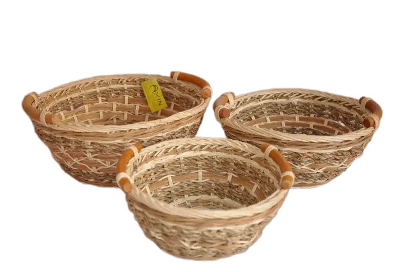 Axin Trading Set 3 kusů ratanových košíků