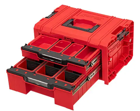 QBRICK QBRICK SYSTEM PRO Expert RED HD Zásuvkový organizér 2