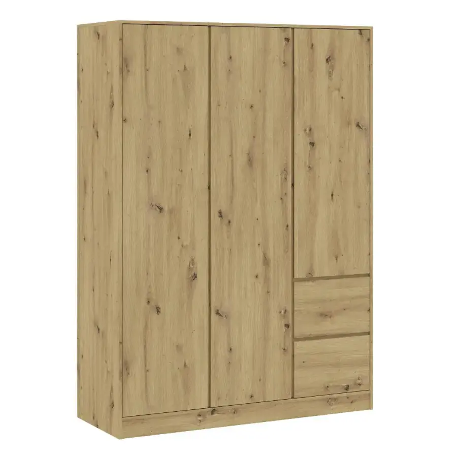 Casarredo Šatní skříň 3D2S BURELA dub artisan
