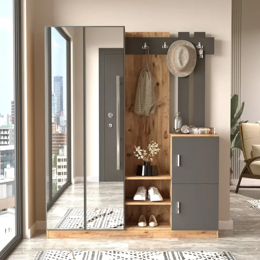 Casarredo Předsíňová sestava JENKS , borovice/antracit