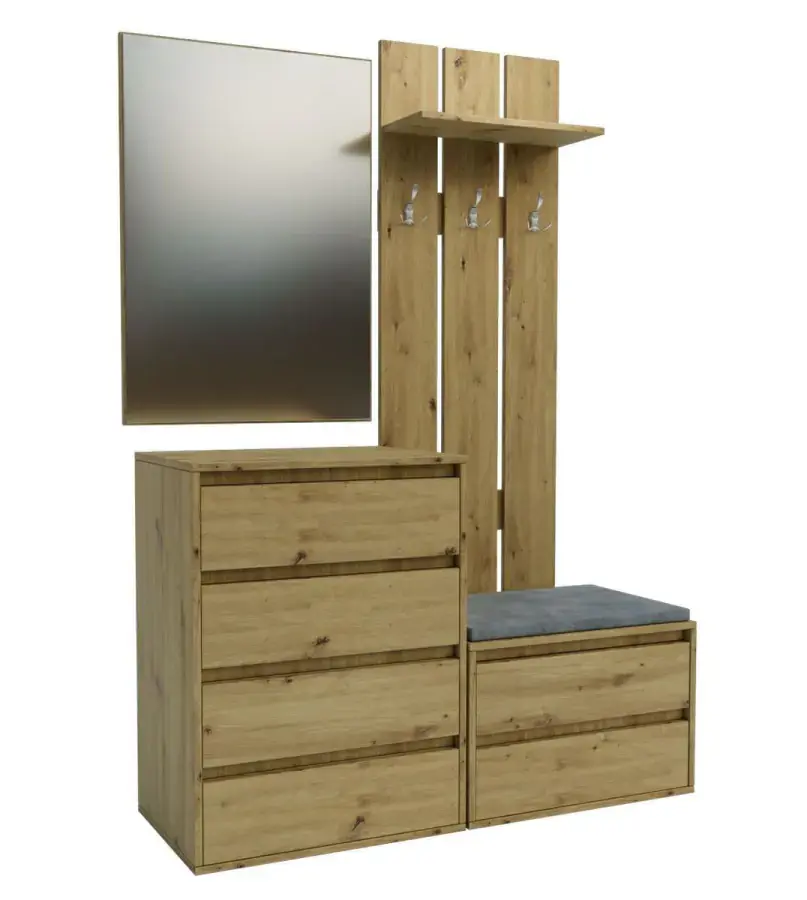 Casarredo Předsíňová stěna HILDA dub artisan