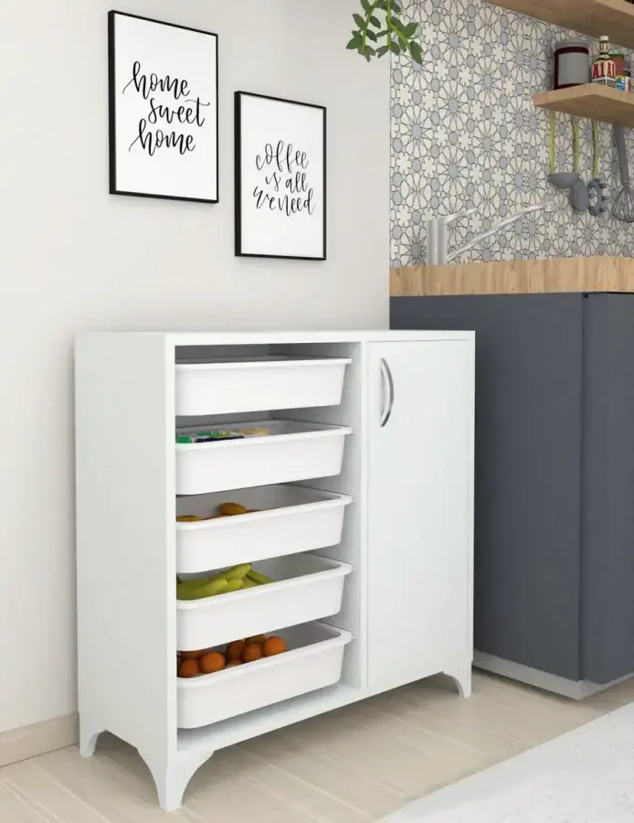 Casarredo Multifunkční skříňka 1D xali bílá