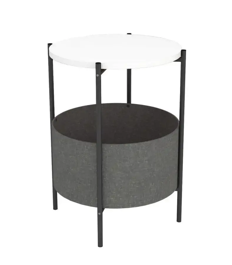 Casarredo Odkládací stolek kulatý JUDITH bílá