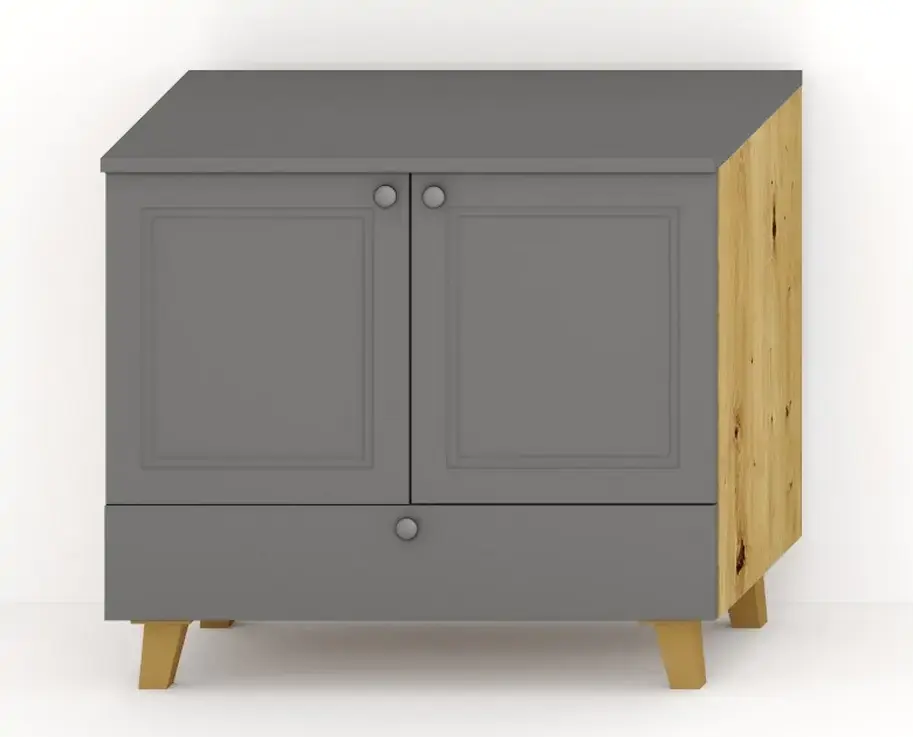 Casarredo Skříňka pod umyvadlo POMEROY DUM80S/1 artisan/šedá
