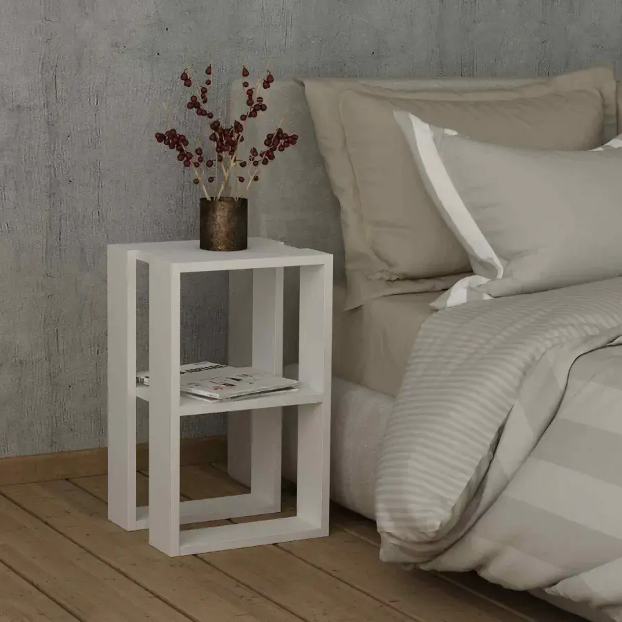 Casarredo Noční stolek LETOILE, bílý