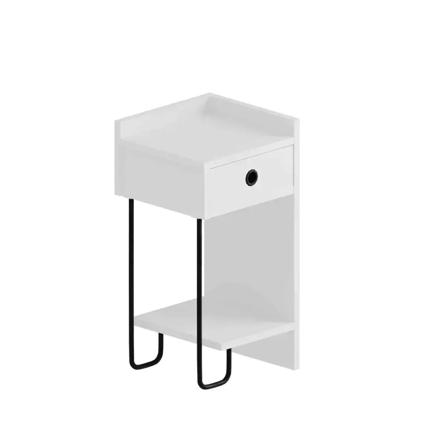 Casarredo Noční stolek pravý SHADOWS, bílý