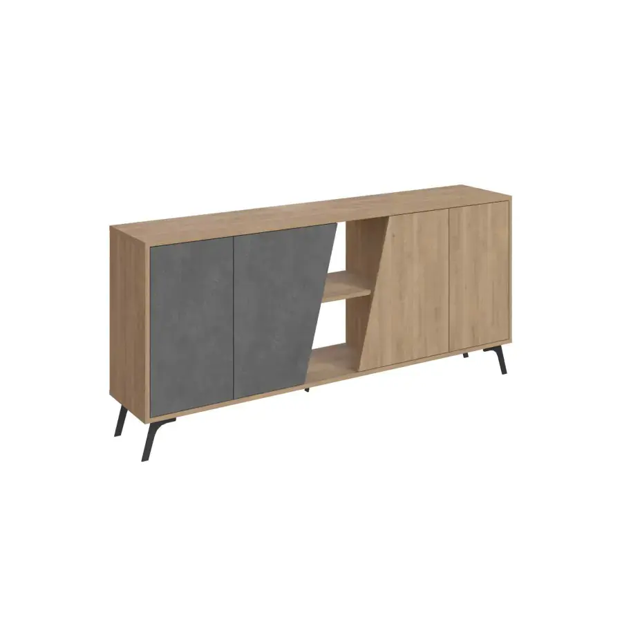 Casarredo Komoda FARNESE 180, dub/retro šedá