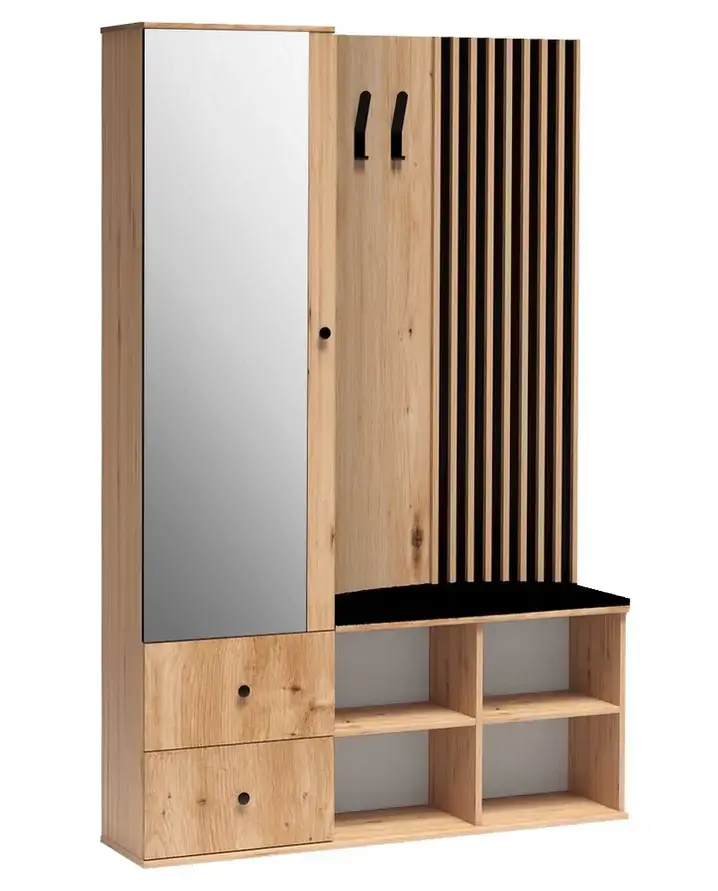 Casarredo Předsíňová sestava BARBUS dub artisan/černá