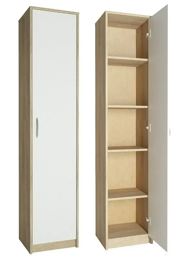 Casarredo Regálová skříň VERNIO sonoma/bílá