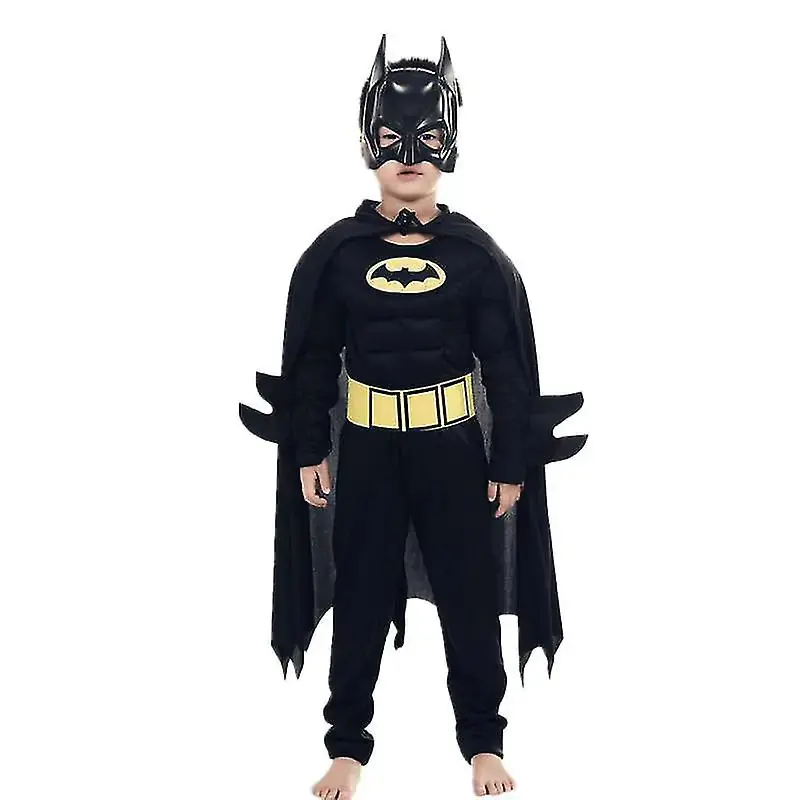 FunCo Dětský kostým Svalnatý Batman s maskou 116-122 M