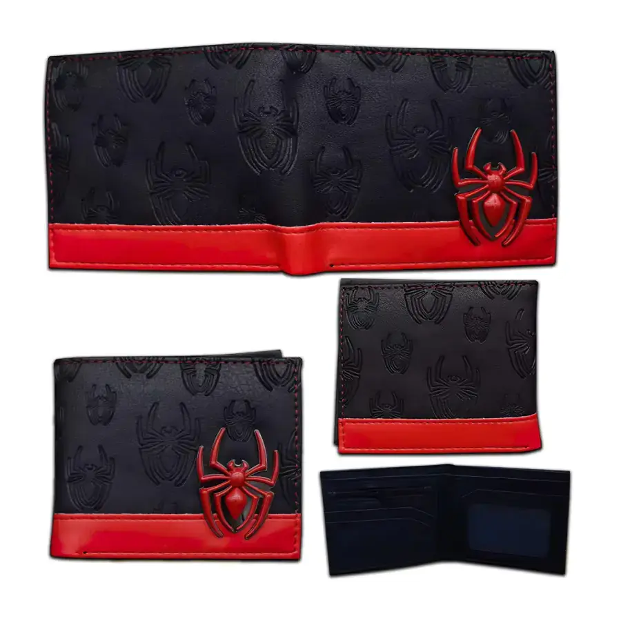 bHome Peněženka Spiderman s 3D kovovým znakem Embossed