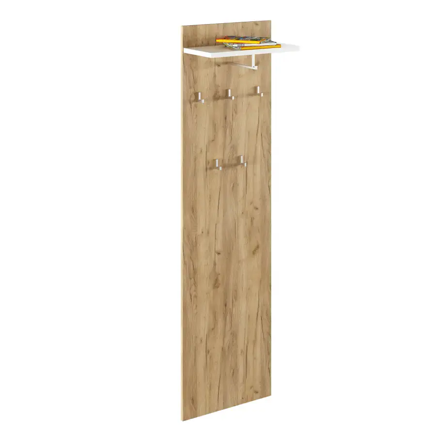 Tempo Kondela Věšákový panel RIOMA TYP 19 - dub artisan/bílá