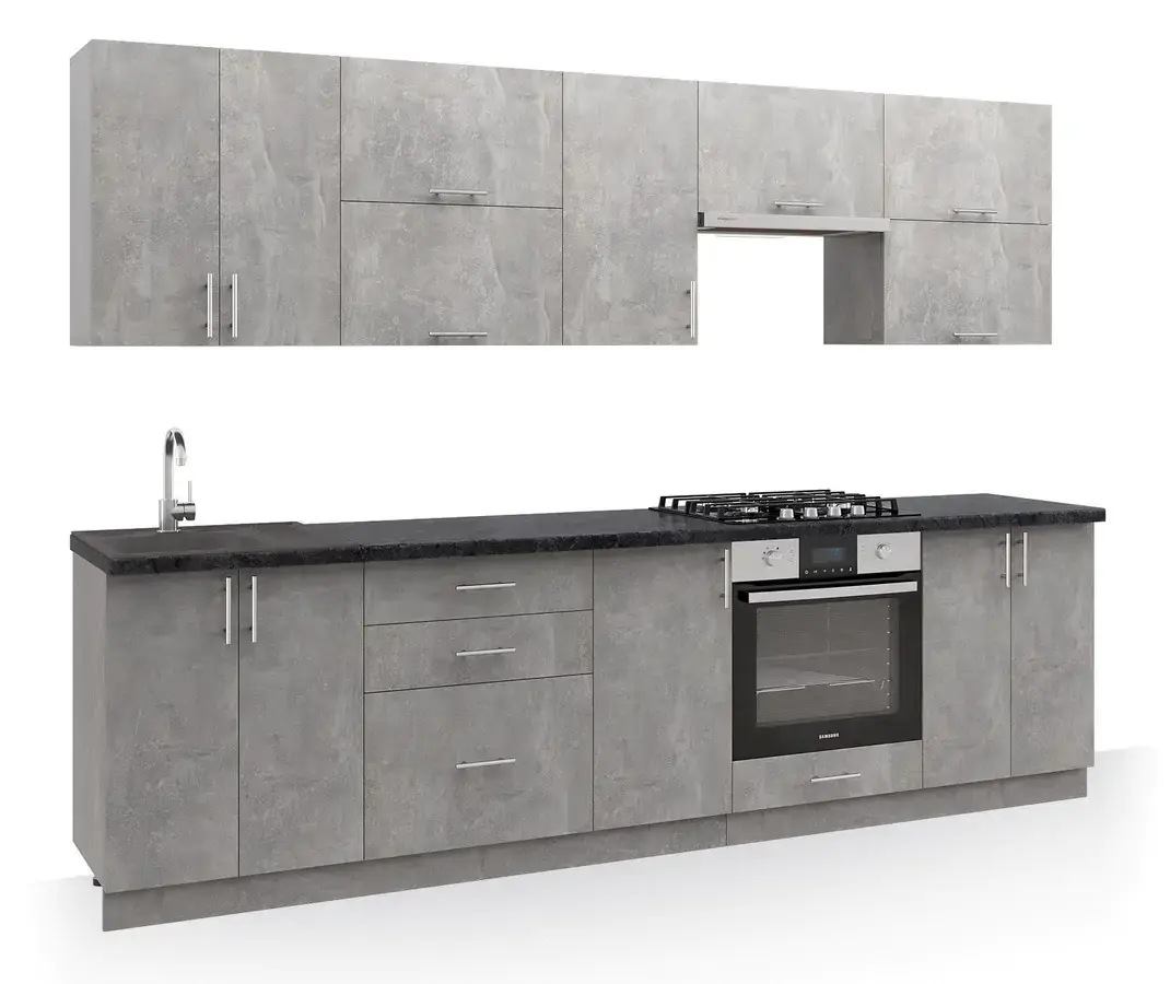 Casarredo Kuchyně FELIPE 280 beton/beton
