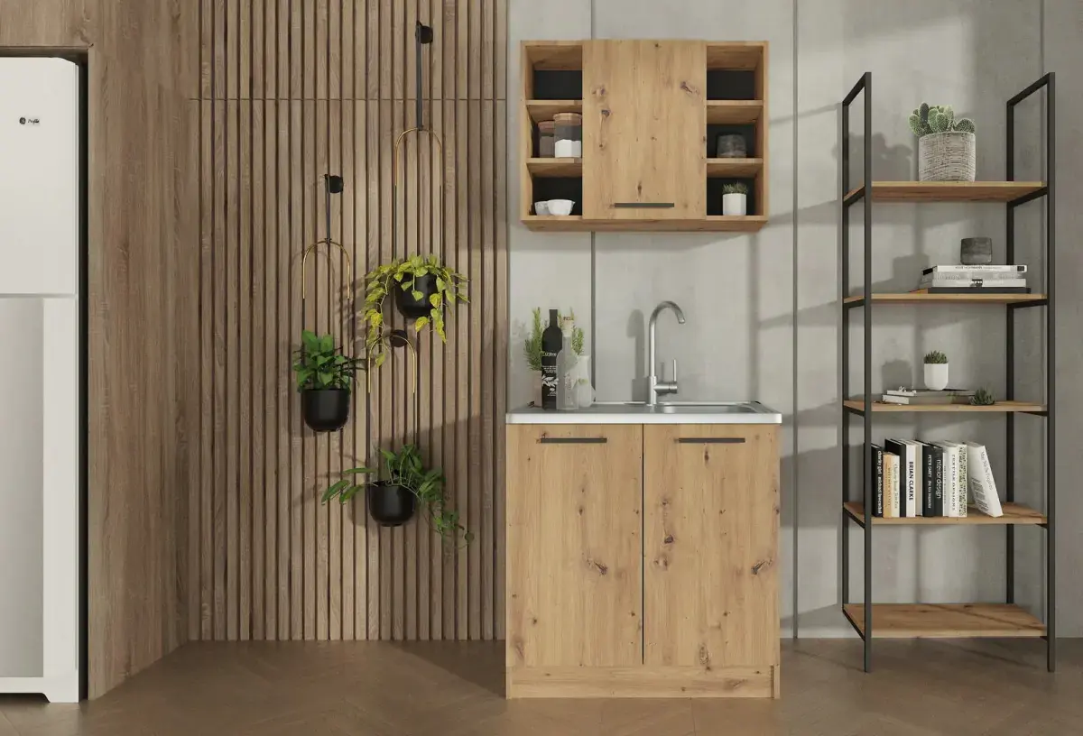 Casarredo Kuchyně BRUZ 80 cm, barva dub artisan