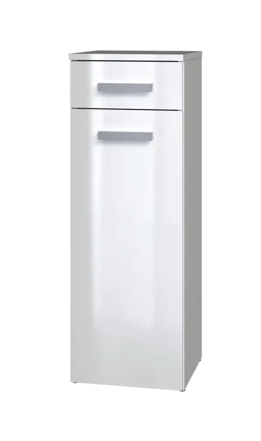 Falco Koupelnová skříňka Noeli V 1D1S bílá/bílý lesk