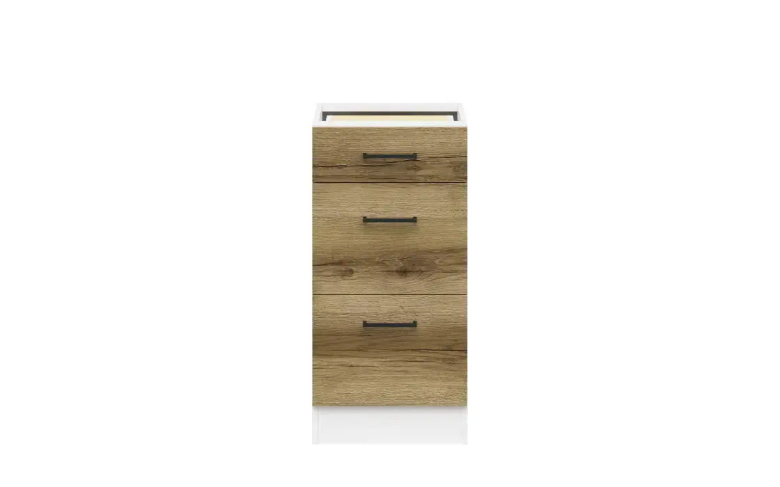 BRW Kuchyňská skříňka Junona Line D3S/40/82 BBL, dub delano