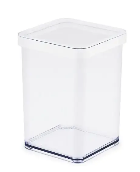 dóza 1,00l LOFT, 10x10x14,2cm, těsnění, pevný plast