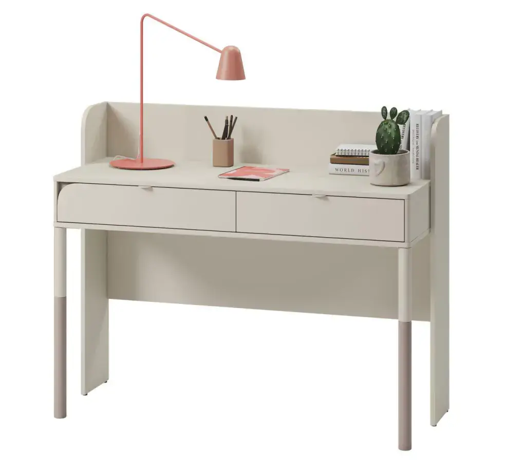 Casarredo Psací stůl se zásuvkami SPOLETO kašmír/dub lanýž