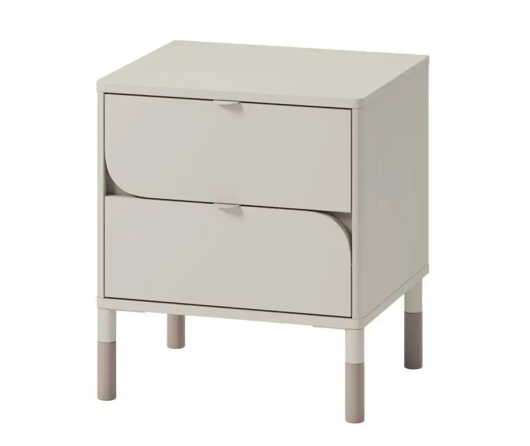 Casarredo Noční stolek se zásuvkami SPOLETO kašmír/dub lanýž