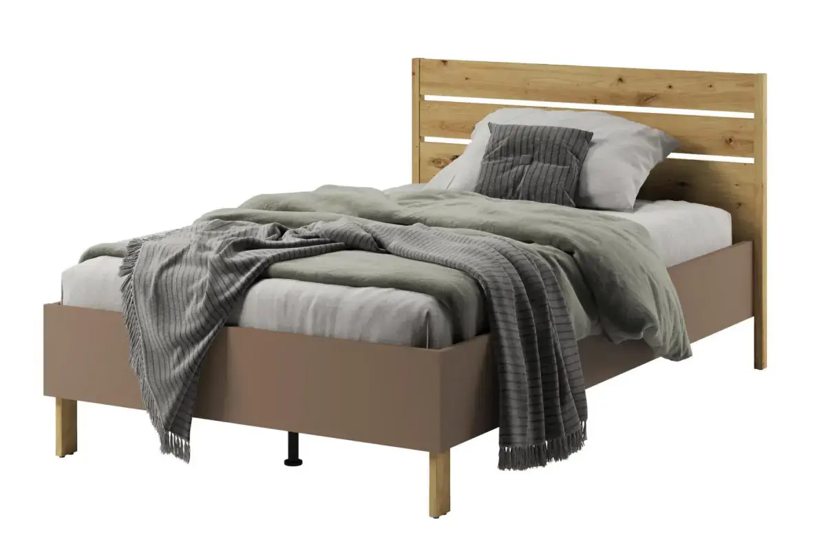 Casarredo Postel s roštem 120 LIMERA barva dub artisan/lanýž