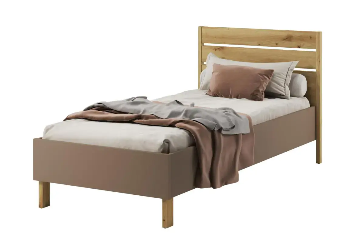 Casarredo Postel s roštem 90 LIMERA barva dub artisan/lanýž