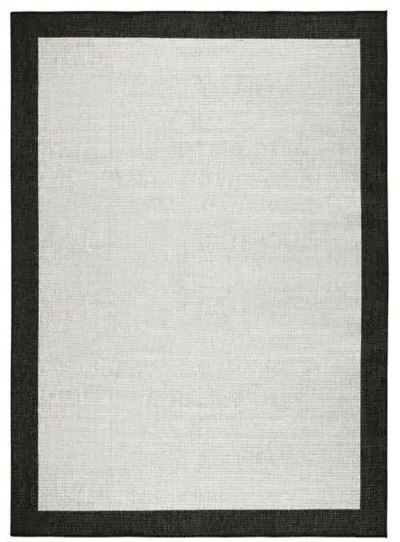 Kusový koberec Northrugs Twin 103105 Black Cream 200x290 cm