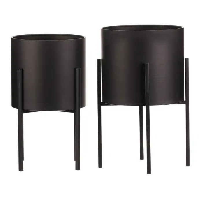 Autronic Set 2 kovových stojanů na květiny FA5006